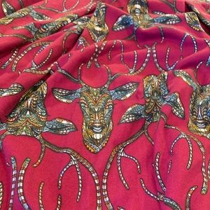 Lularoe Madison Skirt - 3XL - pink/red